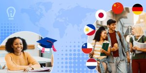 International student exploring new city during semester abroad adventure and cultural experience